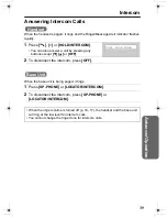 Preview for 39 page of Panasonic KX-TG2336C Operating Instructions Manual