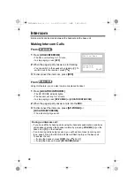 Preview for 38 page of Panasonic KX-TG2340JX Operating Instructions Manual