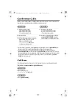 Preview for 42 page of Panasonic KX-TG2340JX Operating Instructions Manual