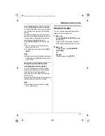 Preview for 25 page of Panasonic KX-TG2480C Operating Instructions Manual