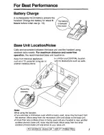 Preview for 3 page of Panasonic KX-TG2481 Operating Instructions Manual