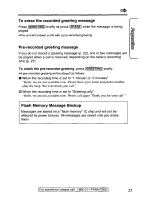 Preview for 23 page of Panasonic KX-TG2481 Operating Instructions Manual