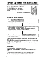 Preview for 64 page of Panasonic KX-TG2481 Operating Instructions Manual