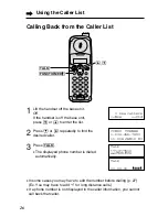 Preview for 26 page of Panasonic KX-TG2550CS Operating Instructions Manual