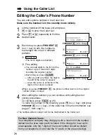 Preview for 26 page of Panasonic KX-TG2551ALS, KX-TG2551NZS Operating Instructions Manual