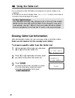 Preview for 28 page of Panasonic KX-TG2551ALS, KX-TG2551NZS Operating Instructions Manual