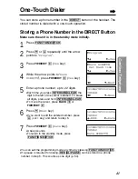 Preview for 41 page of Panasonic KX-TG2583 Operating Instructions Manual