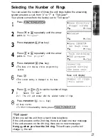 Preview for 25 page of Panasonic KX- TG2583B Operating Instructions Manual