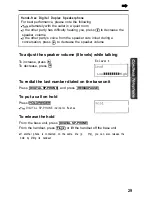 Preview for 29 page of Panasonic KX- TG2583B Operating Instructions Manual