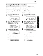 Preview for 39 page of Panasonic KX- TG2583B Operating Instructions Manual