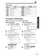 Preview for 49 page of Panasonic KX- TG2583B Operating Instructions Manual