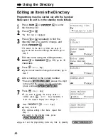 Preview for 50 page of Panasonic KX- TG2583B Operating Instructions Manual