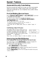 Preview for 54 page of Panasonic KX- TG2583B Operating Instructions Manual