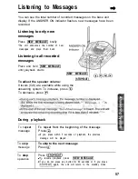 Preview for 57 page of Panasonic KX- TG2583B Operating Instructions Manual