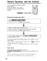 Preview for 66 page of Panasonic KX- TG2583B Operating Instructions Manual