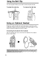 Preview for 70 page of Panasonic KX- TG2583B Operating Instructions Manual