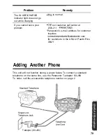 Preview for 79 page of Panasonic KX- TG2583B Operating Instructions Manual