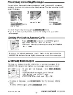 Preview for 92 page of Panasonic KX- TG2583B Operating Instructions Manual