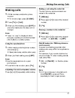 Preview for 17 page of Panasonic KX-TG2621NZ Operating Instructions Manual