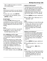 Preview for 19 page of Panasonic KX-TG2621NZ Operating Instructions Manual