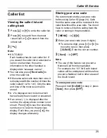 Preview for 25 page of Panasonic KX-TG2621NZ Operating Instructions Manual