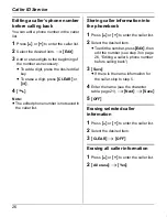 Preview for 26 page of Panasonic KX-TG2621NZ Operating Instructions Manual