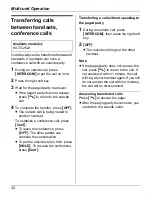 Preview for 32 page of Panasonic KX-TG2621NZ Operating Instructions Manual