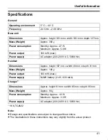 Preview for 41 page of Panasonic KX-TG2621NZ Operating Instructions Manual