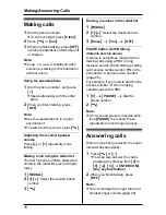 Preview for 16 page of Panasonic KX-TG3021NZ Operating Instructions Manual