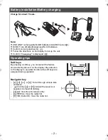 Preview for 2 page of Panasonic KX-TG472SK Quick Manual