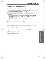 Preview for 47 page of Panasonic KX-TG5230C Operating Instructions Manual