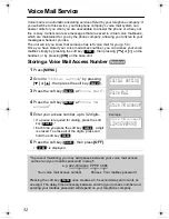 Preview for 52 page of Panasonic KX-TG5230C Operating Instructions Manual