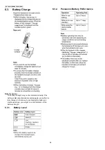 Preview for 34 page of Panasonic KX-TG6051BXM Service Manual