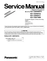 Preview for 111 page of Panasonic KX-TG6440PK Service Manual