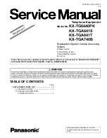 Preview for 116 page of Panasonic KX-TG6440PK Service Manual