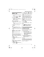 Preview for 15 page of Panasonic KX-TG6521NZ Operating Instructions Manual