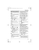 Preview for 25 page of Panasonic KX-TG6521NZ Operating Instructions Manual