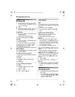 Preview for 12 page of Panasonic KX-TG7100NE Operating Instructions Manual