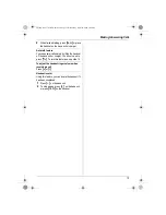 Preview for 13 page of Panasonic KX-TG7100NE Operating Instructions Manual