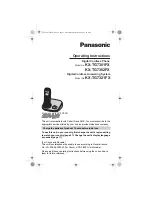 Panasonic KX-TG7301FX Operating Instructions Manual preview