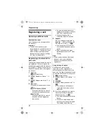 Preview for 28 page of Panasonic KX-TG7301FX Operating Instructions Manual