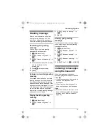 Preview for 37 page of Panasonic KX-TG7301FX Operating Instructions Manual