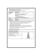 Preview for 3 page of Panasonic KX-TG7841 Operating Instructions Manual