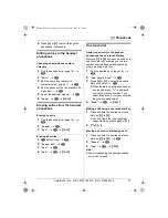 Preview for 17 page of Panasonic KX-TG8100E Operating Instructions Manual