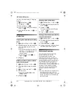 Preview for 26 page of Panasonic KX-TG8100E Operating Instructions Manual