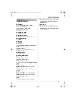 Preview for 49 page of Panasonic KX-TG8100FX Operating Instructions Manual