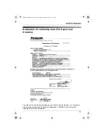 Preview for 51 page of Panasonic KX-TG8100FX Operating Instructions Manual