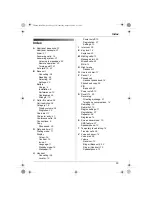 Preview for 53 page of Panasonic KX-TG8100FX Operating Instructions Manual