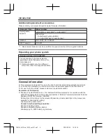 Preview for 4 page of Panasonic KX-TG8151 series Operating Instructions Manual