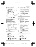 Preview for 21 page of Panasonic KX-TG8561E Operating Instructions Manual